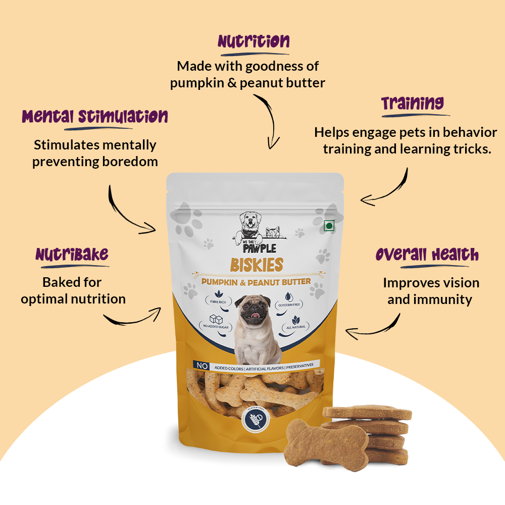 Healthy dog biscuits
